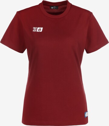T-shirt fonctionnel OUTFITTER en rouge : devant