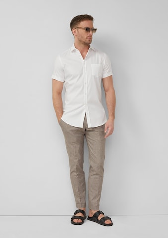 s.Oliver BLACK LABEL Regular fit Overhemd in Wit