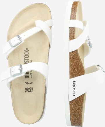 BIRKENSTOCK Σαγιονάρες διχαλωτές 'Mayari' σε λευκό