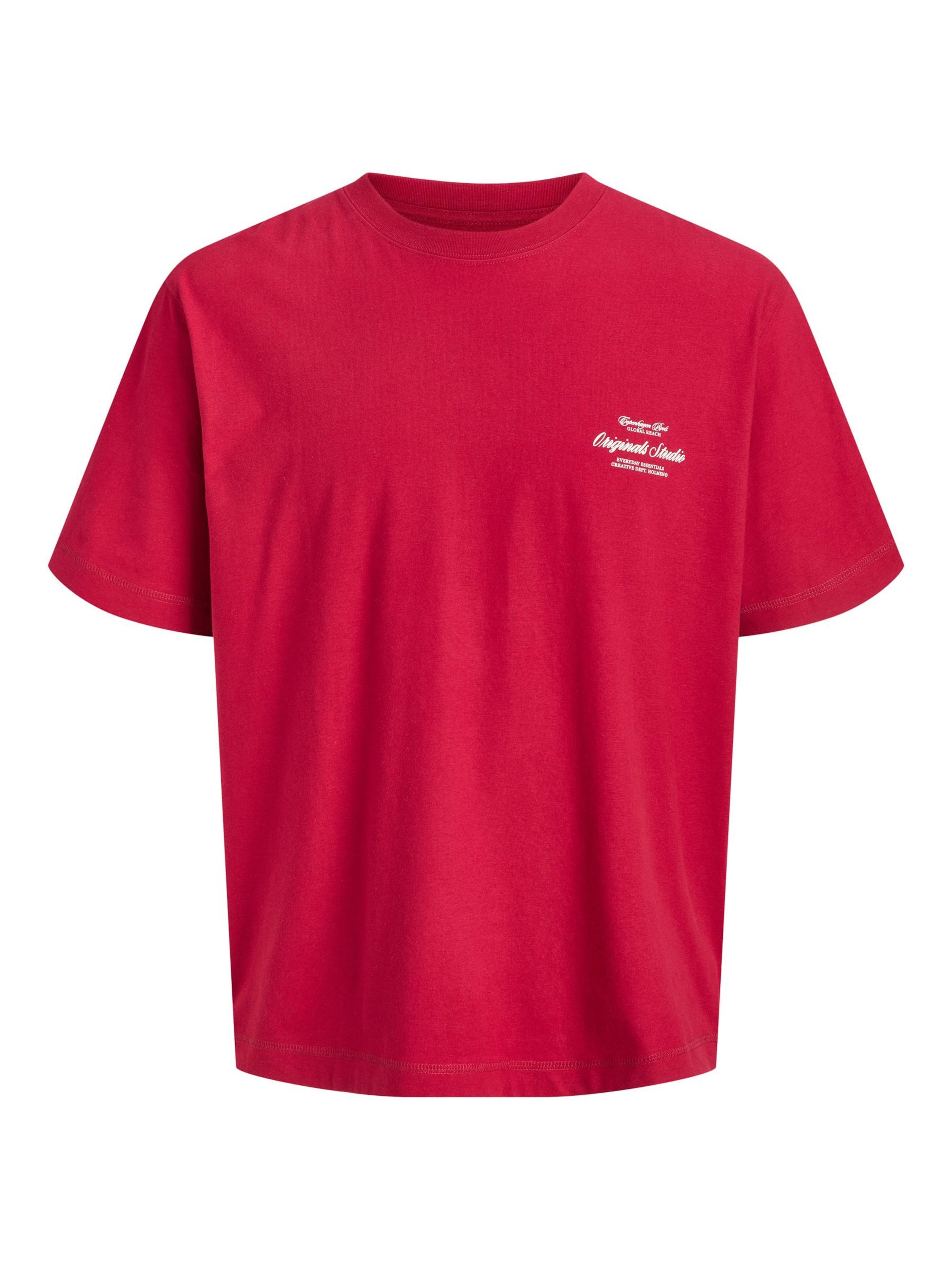 JACK & JONES Shirt in L in Red / White, Item view