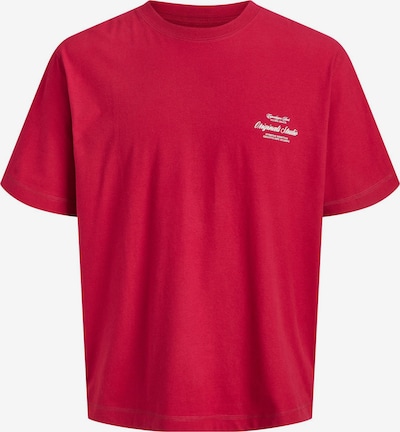 JACK & JONES T-Shirt en L en rouge / blanc, Vue avec produit