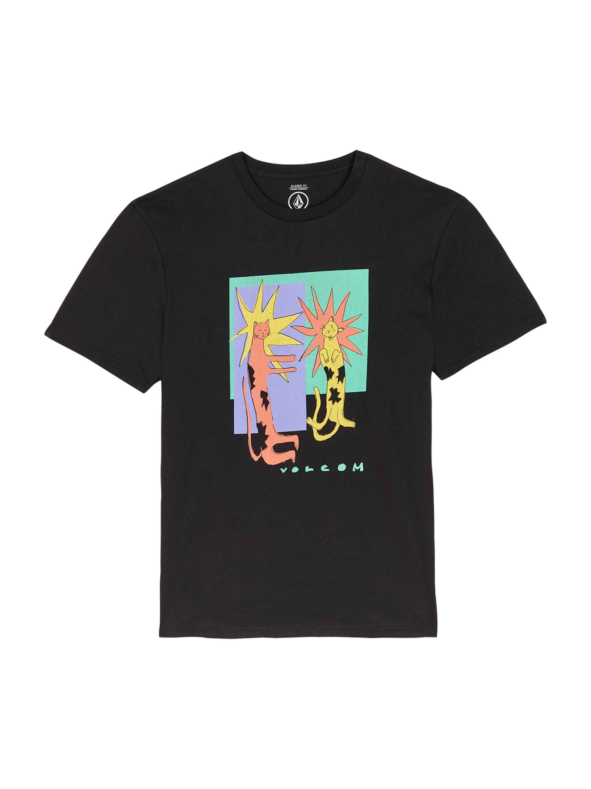 Volcom Shirt 'LONGO' in Schwarz: Vorderseite