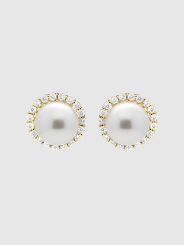 LUXBYLUX Earrings in White: front