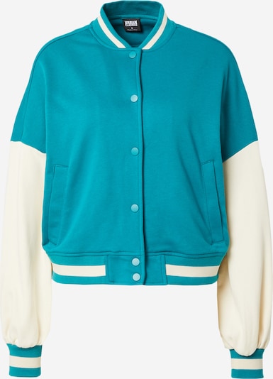 Urban Classics Prechodná bunda - smaragdová / prírodná biela, Produkt