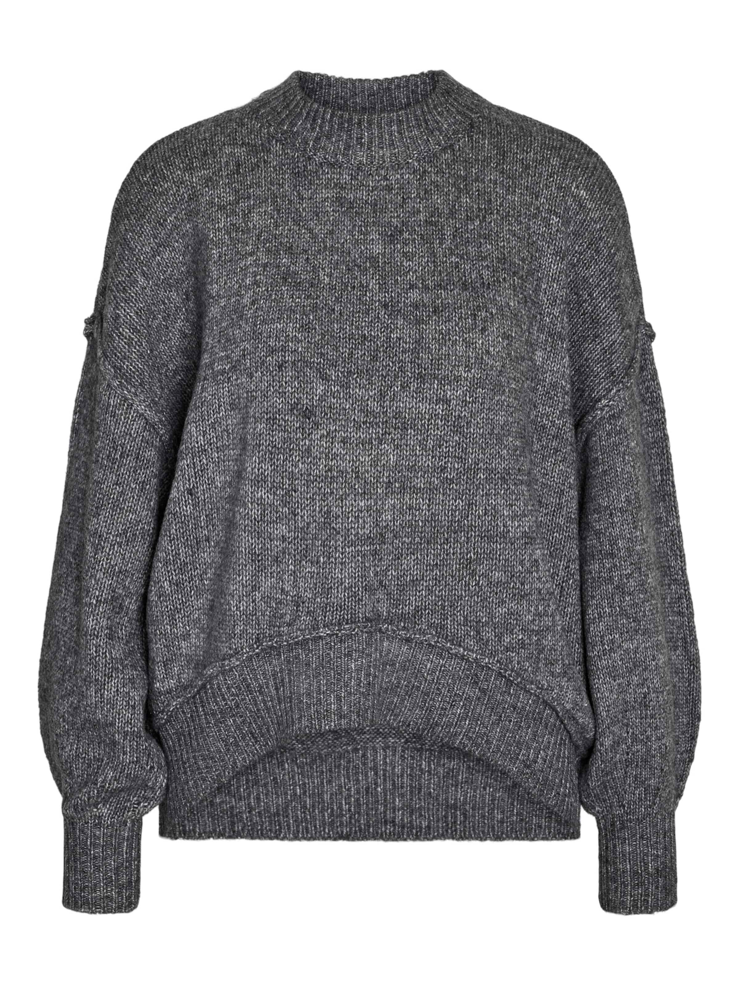 Noisy may Pullover 'NMLUISA' in Grau: Vorderseite