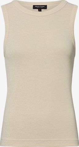 Marie Lund Top in Beige: front