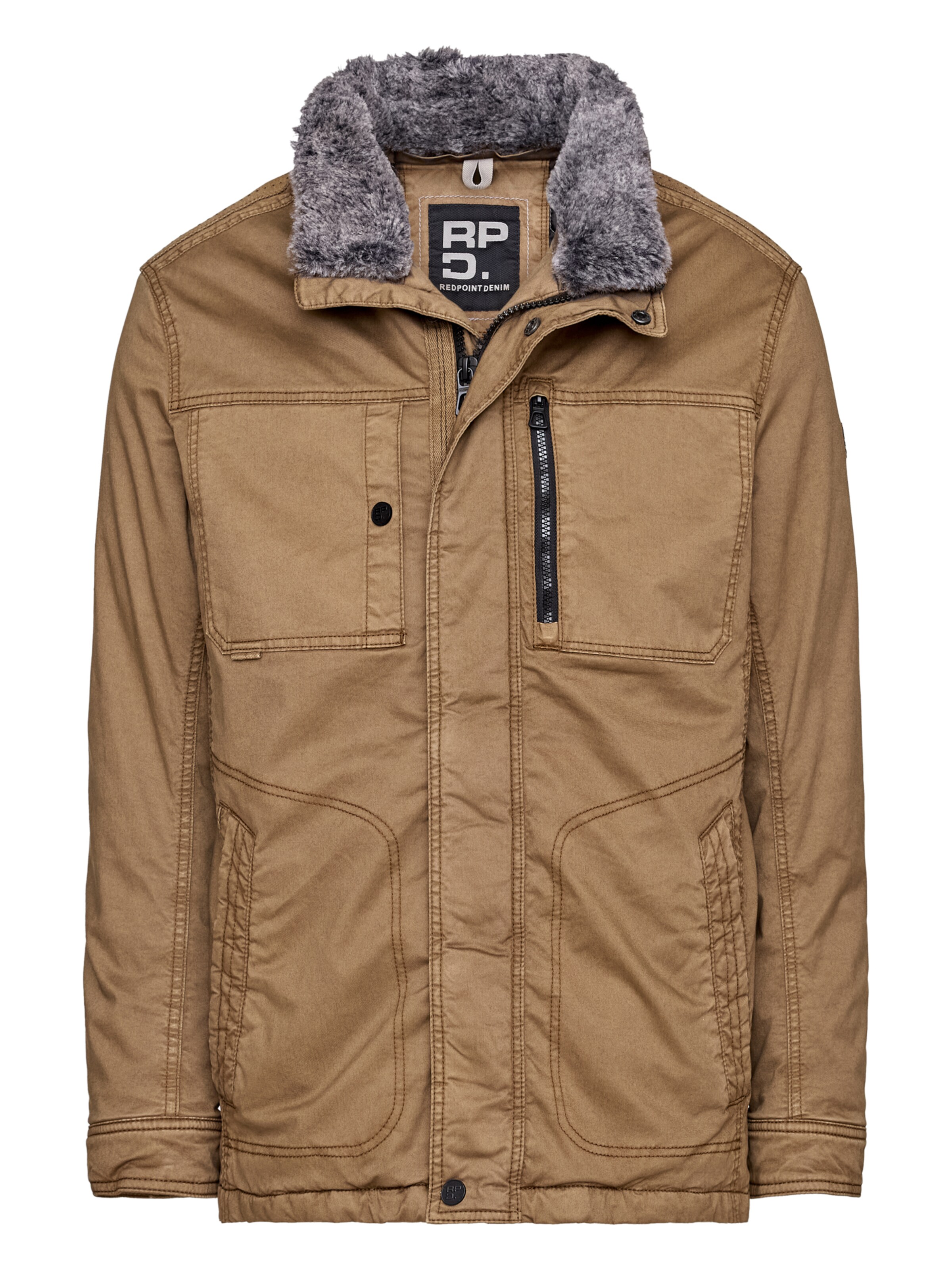 REDPOINT Winter Jacket in Brown: front