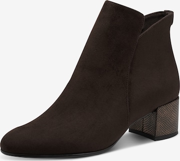 Bottines Tamaris en marron : devant