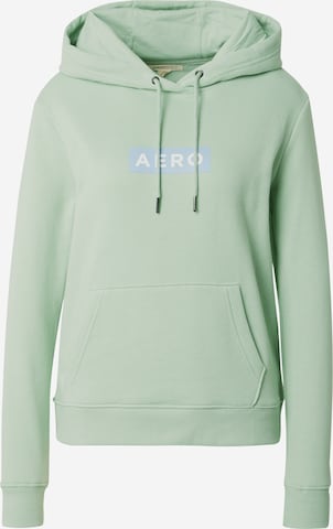 AÉROPOSTALE Sweatshirt in Groen: voorkant