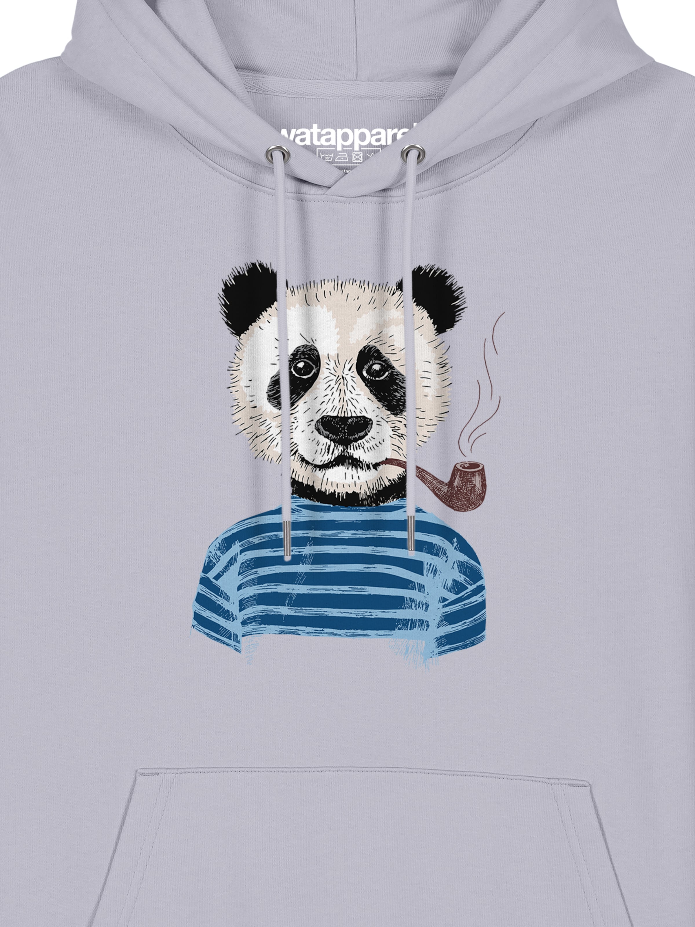 Watapparel Sweatshirt ' Panda ' in Purple
