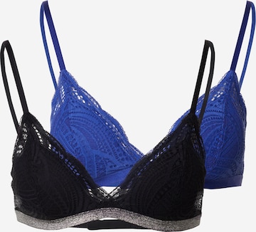 Dorina Triangle Bra in Blue: front