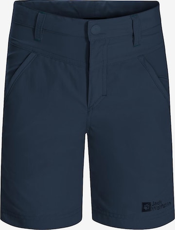 JACK WOLFSKIN Regular Outdoor trousers in Blue: front