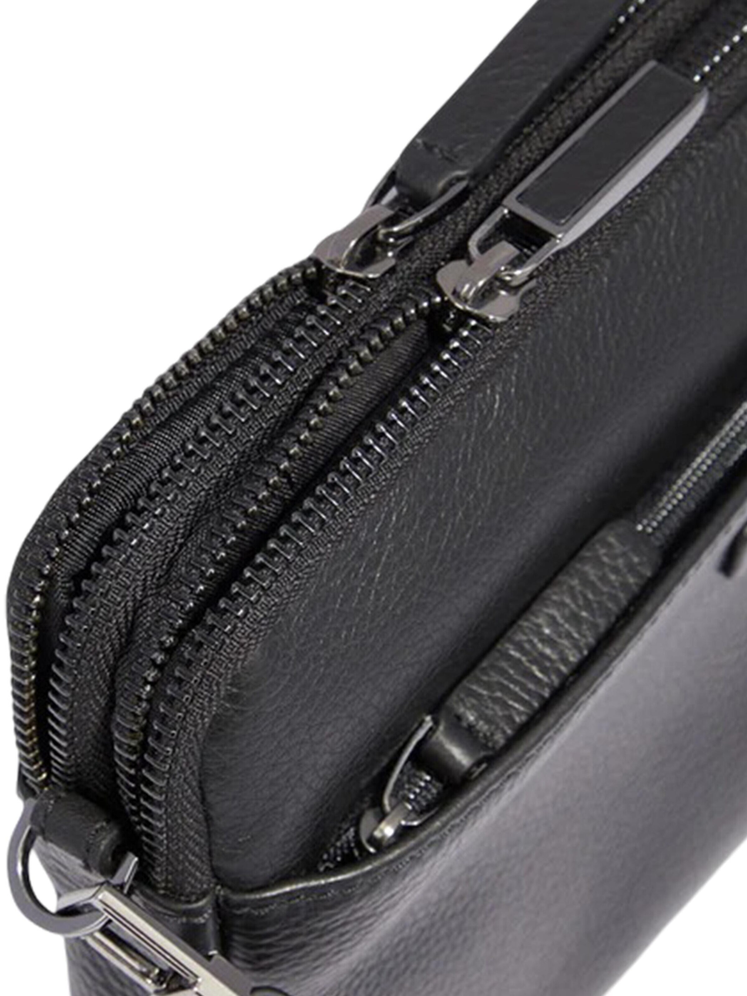 Piquadro - Cartera maletín en negro