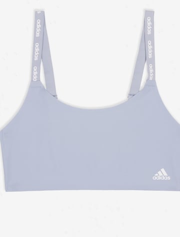 ADIDAS ORIGINALS Bralette Bra ' Scoop Lounge Bra ' in Blue: front