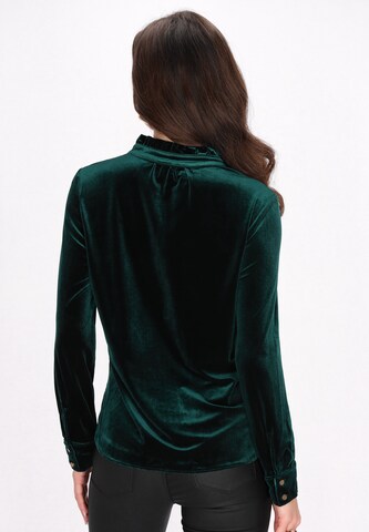 Chemisier faina en vert