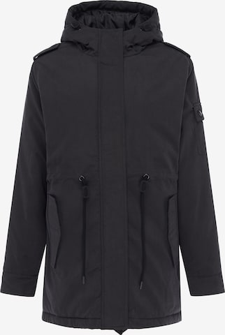 Usha - Chaqueta de entretiempo en negro: frente