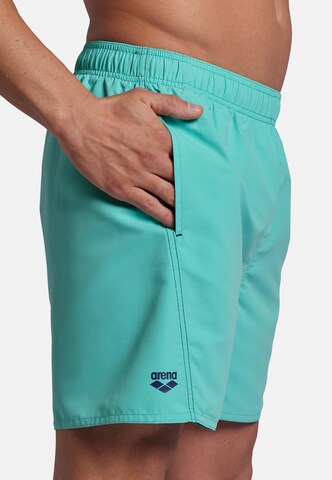 ARENA Swimming Trunks 'FUNDAMENTALS LOGO' in Blue