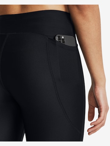 UNDER ARMOUR Skinny Sporthose 'HeatGear' in Schwarz