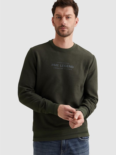 PME Legend Sweatshirt i S i mörkgrön, Produktvy