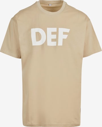 DEF T-Shirt 'Her Secret' in Beige: predná strana