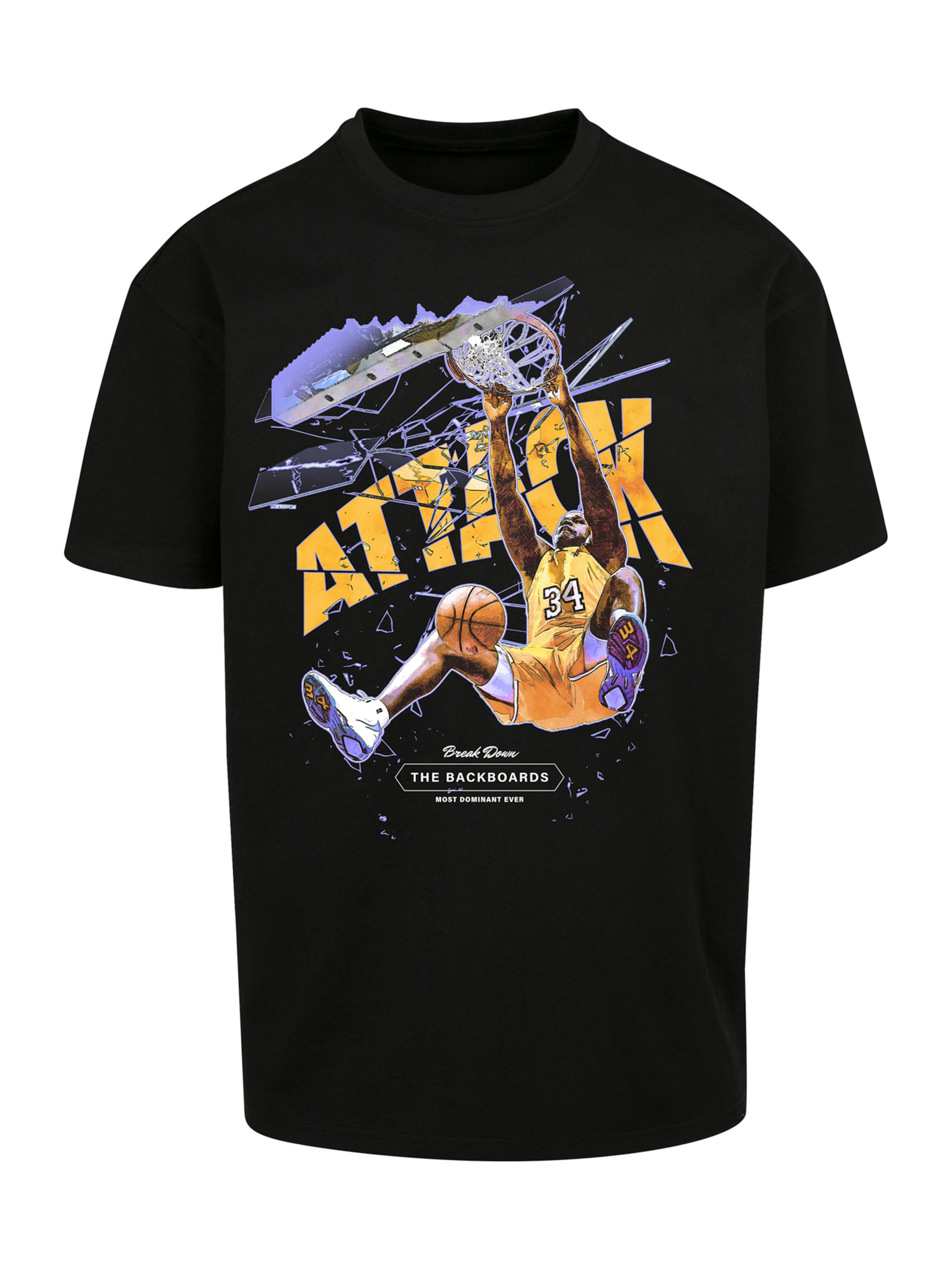 Männer Shirts Mister Tee T-Shirt 'Attack Player' in Schwarz - TB58818