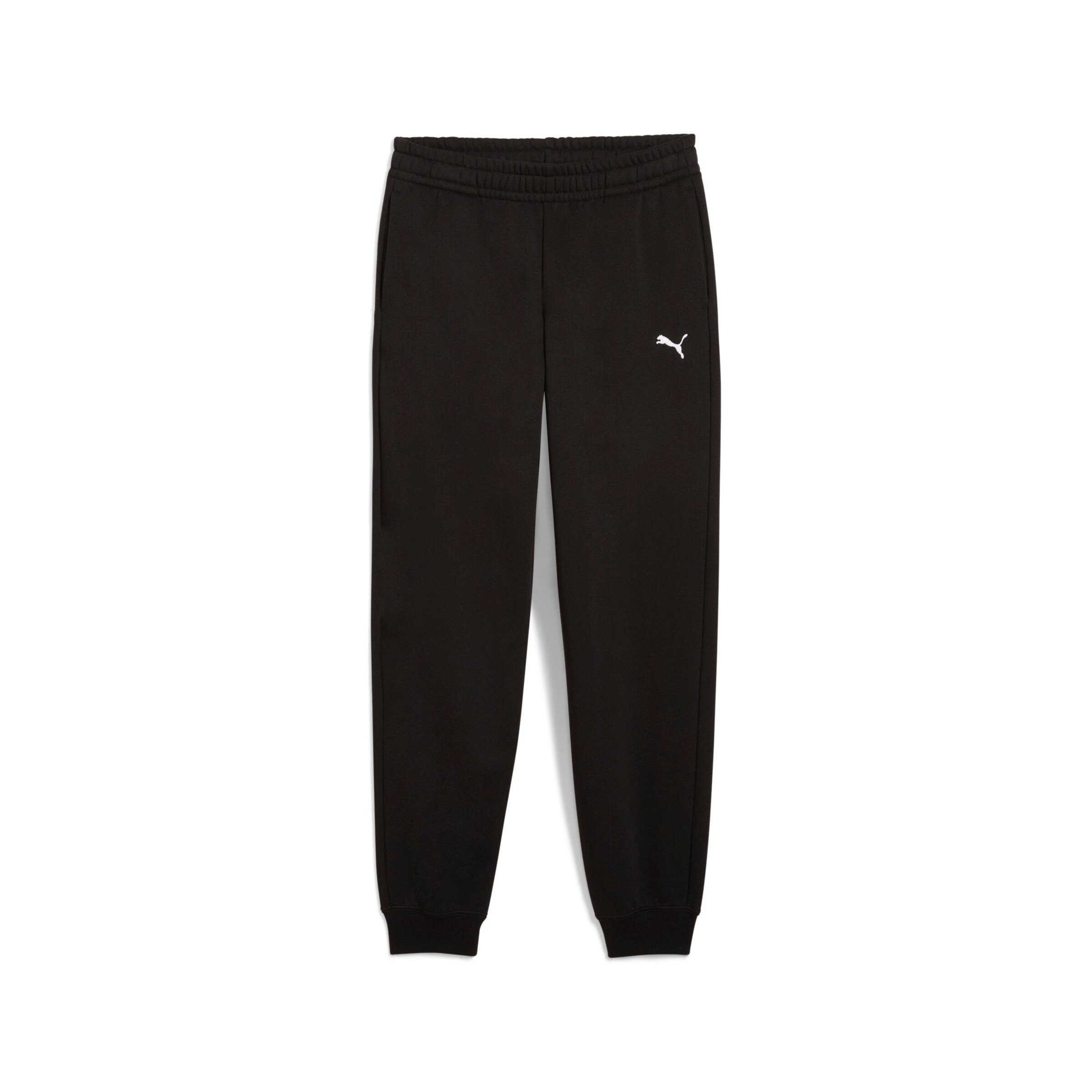 PUMA Tapered Trousers in Black: front