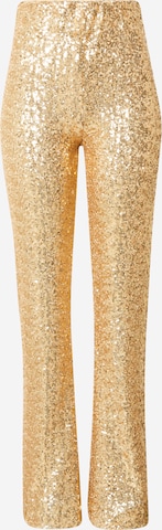 regular Pantaloni 'Elsa' di Hoermanseder x About You in oro: frontale