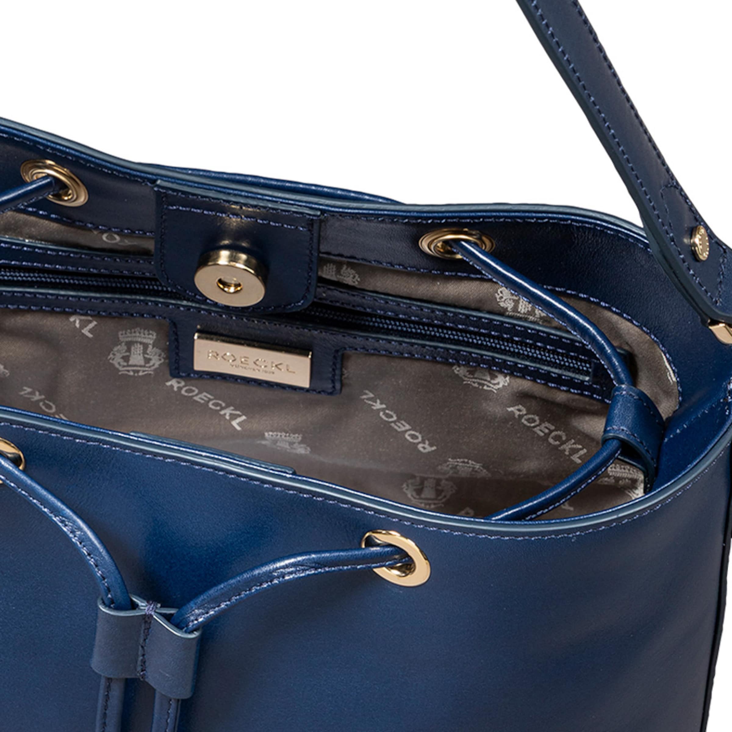 Sac bandoulière ' Pitti medium ' Roeckl en bleu