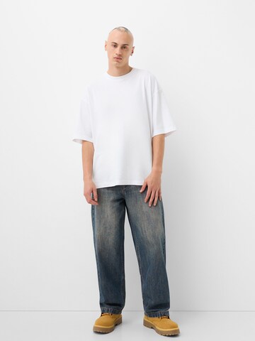 Bershka Loosefit Farmer - kék