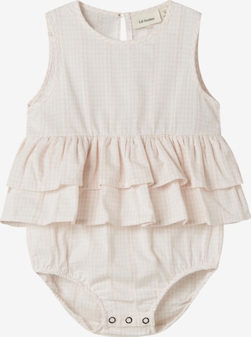 Barboteuse / body NAME IT en rose : devant