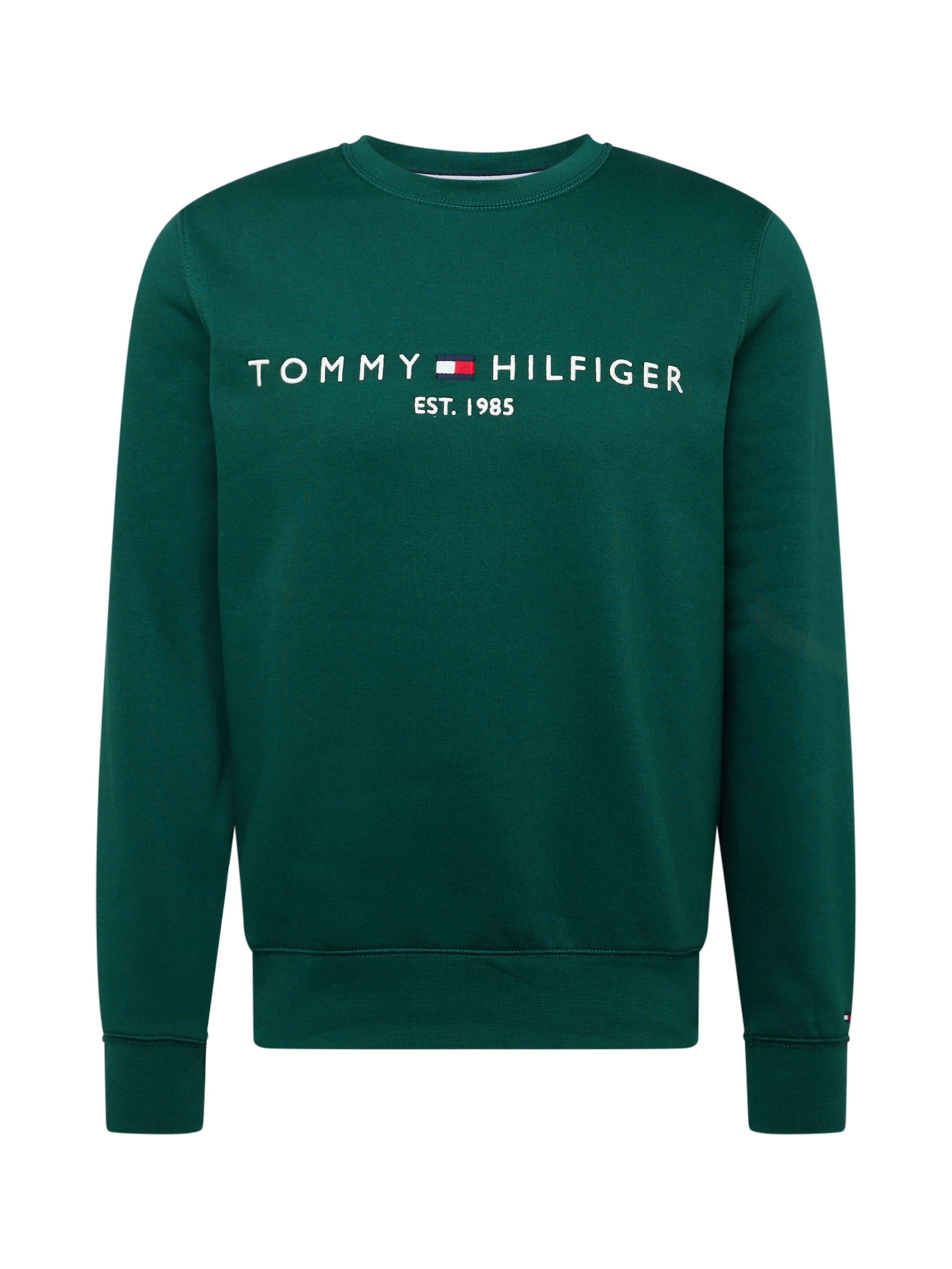 TOMMY HILFIGER Mikina - Zelená: predná strana