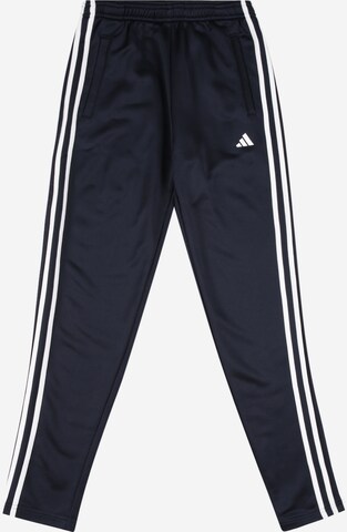 ADIDAS SPORTSWEAR Regular Workout Pants 'Train Essentials Aeroready 3-Stripes -Fit' in Black: front