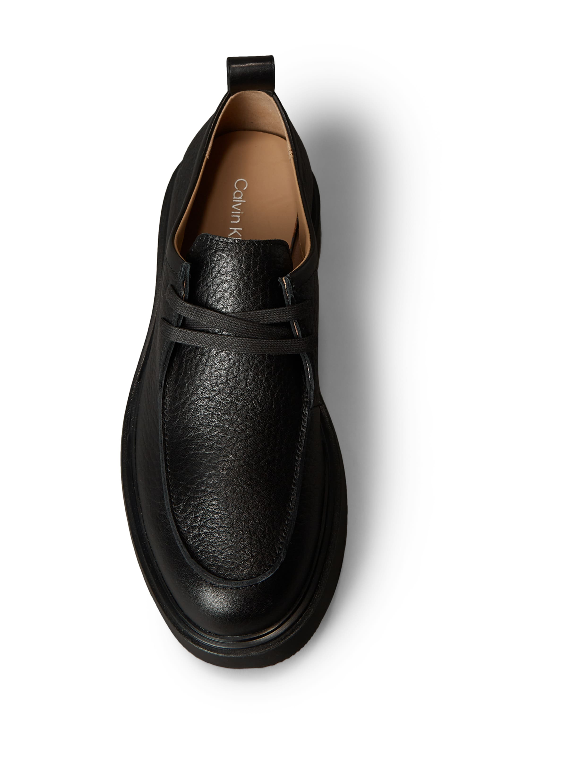 Calvin Klein Обувь на шнуровке 'COMBAT APRON' в Черный