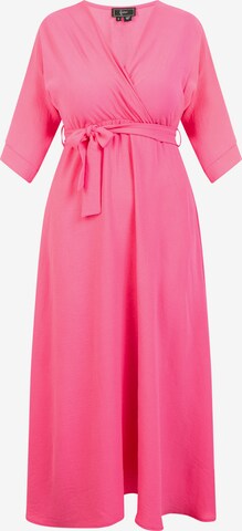 Robe faina en rose : devant