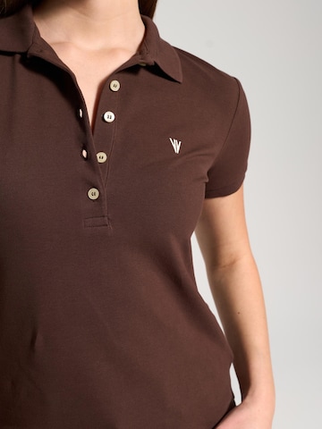 NOWIHT Shirt 'Beatrice'‌‌‌‌‌‌‌‌‌ in Braun