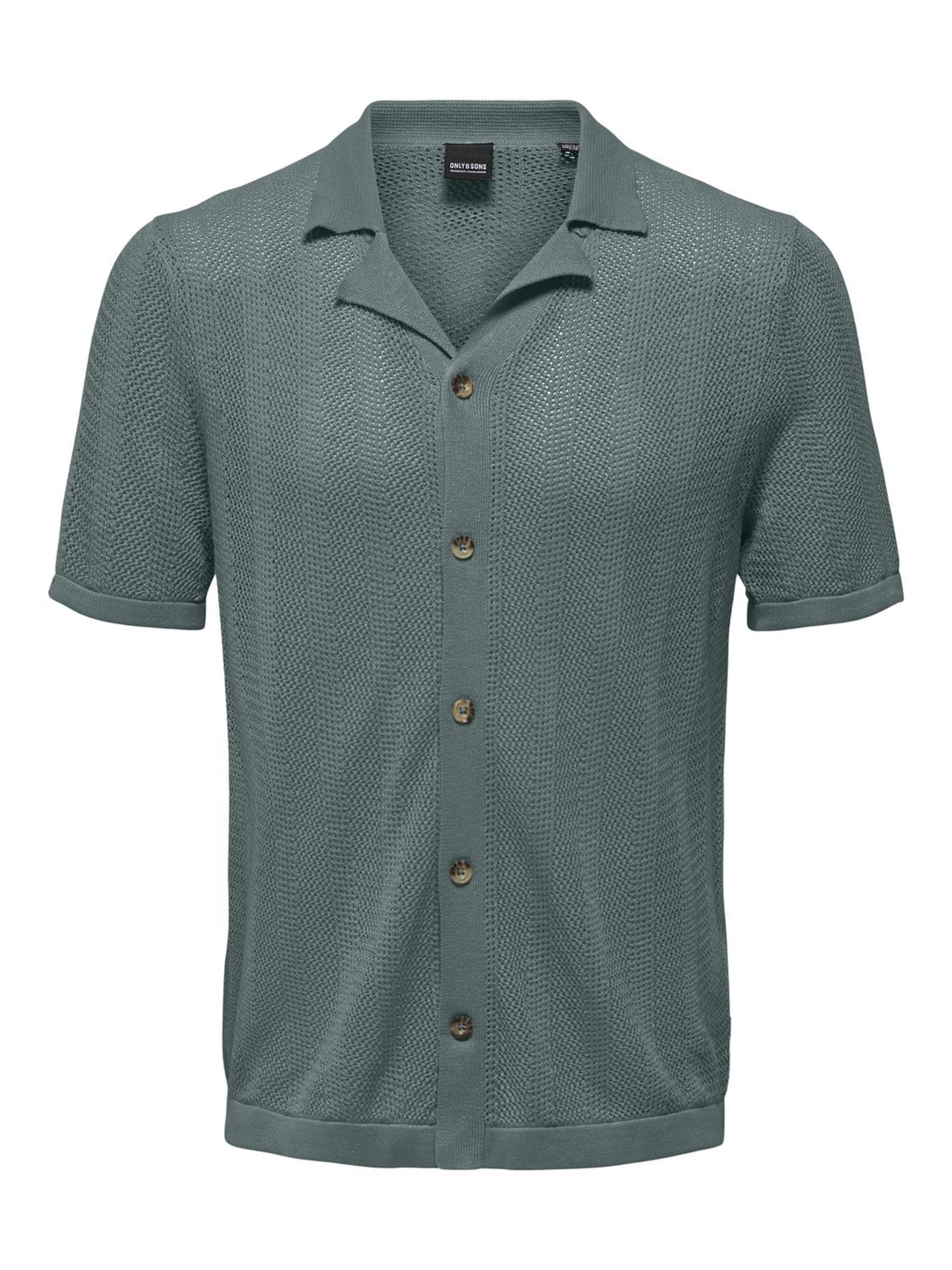 Only & Sons Strickjacke 'ONSDiego' in Grün: Vorderseite