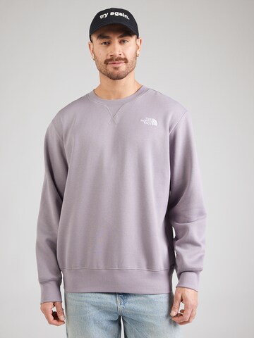 THE NORTH FACE - Sweatshirt 'ESSENTIAL' em cinzento: frente