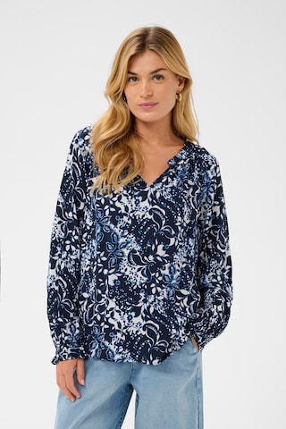 Cream Bluse 'CRTiah' in Blau: Vorderseite