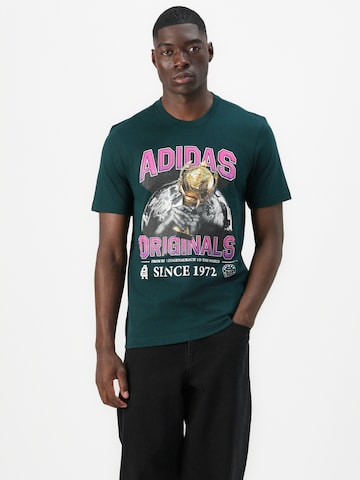 Maglietta 'TREFOIL SERIES REGULAR' di ADIDAS ORIGINALS in verde