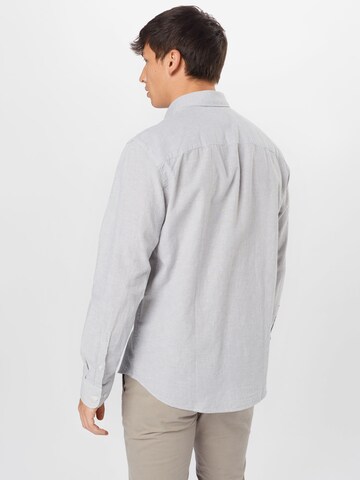 SELECTED HOMME Regular fit Button Up Shirt in Grey