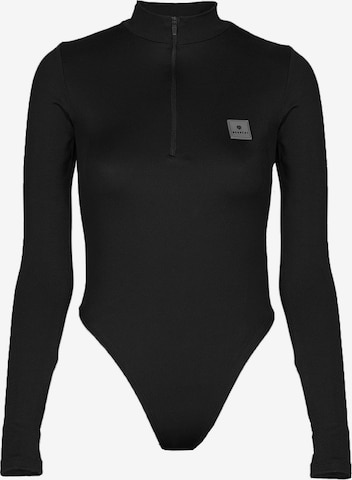 MOROTAI Urheilubody 'STRUCTURED' värissä musta: etupuoli