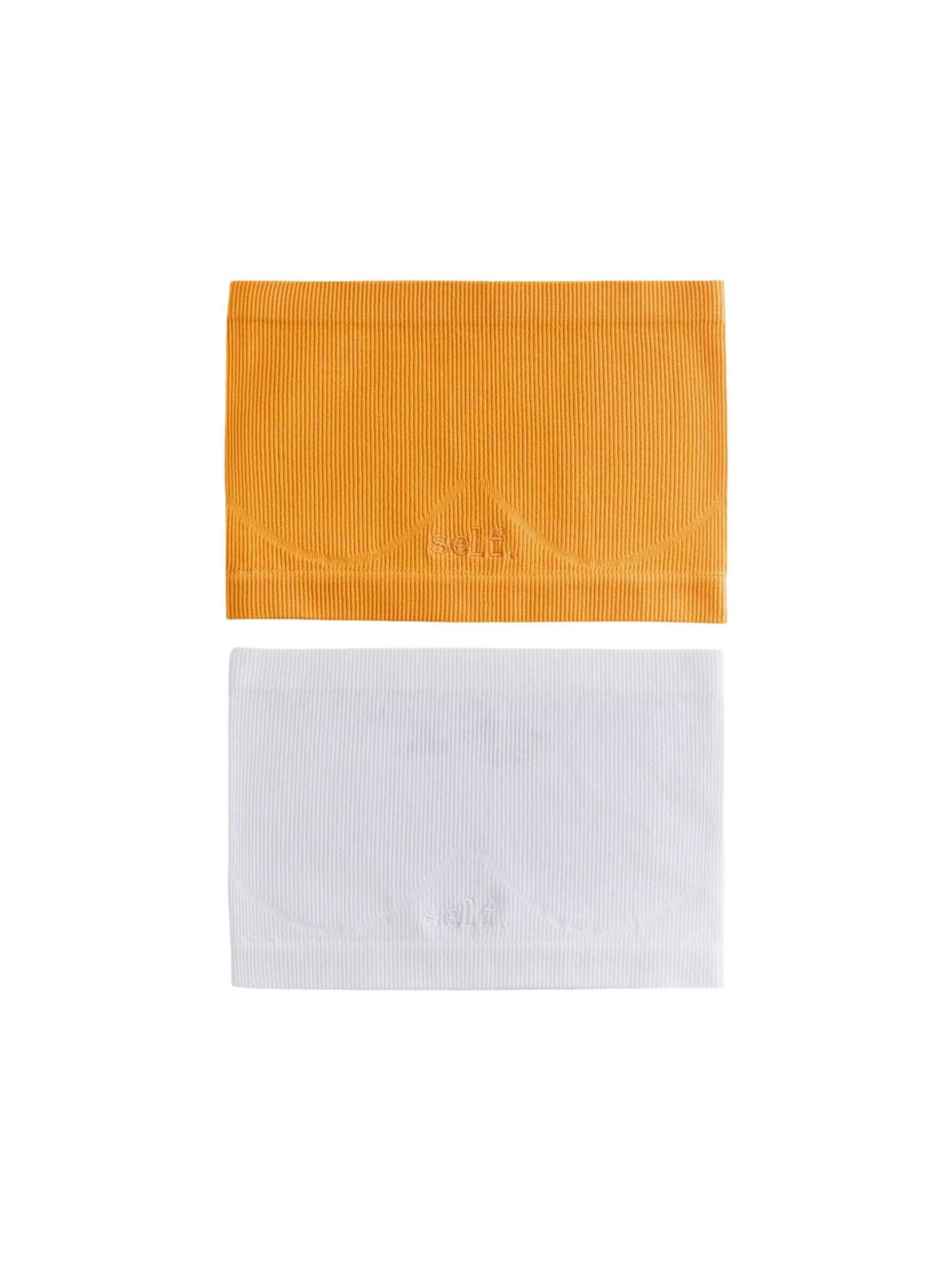 self. - Bandeau Sujetador en amarillo: frente
