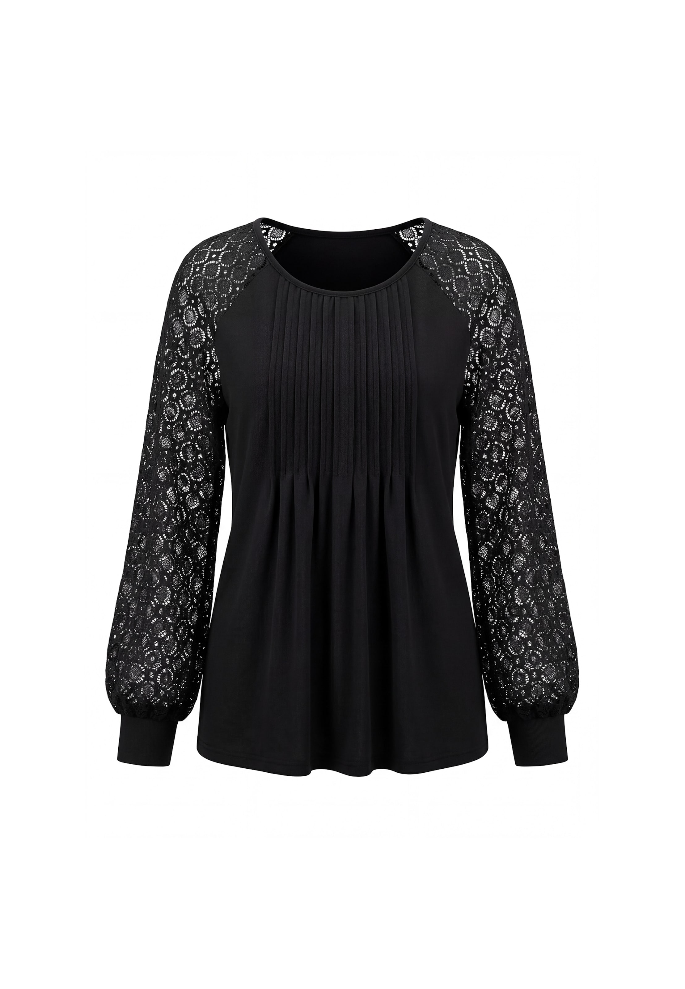 Chemisier usha BLACK LABEL en noir : devant