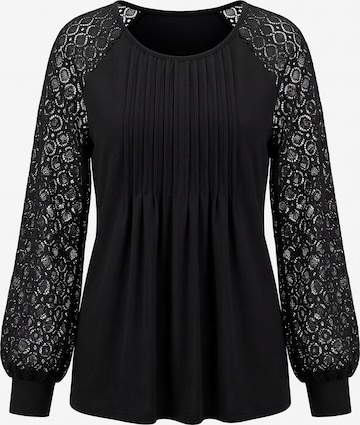 Chemisier usha BLACK LABEL en noir : devant