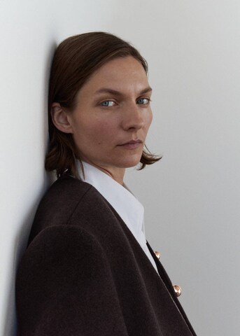 MANGO Between-Seasons Coat in Brown