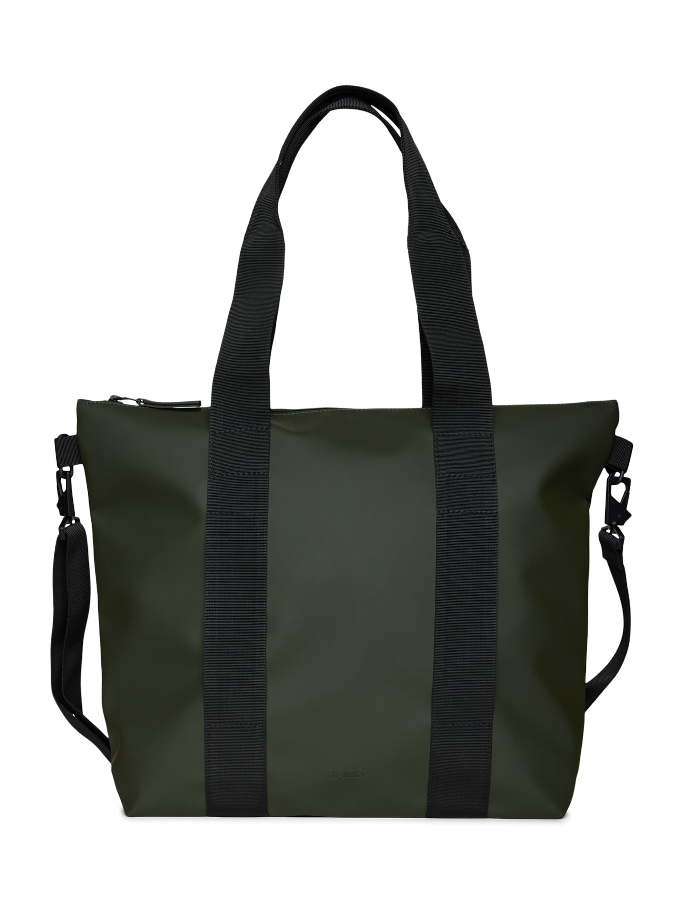 RAINS Шоппер в Оливково-зеленый / Черный, Обзор товара