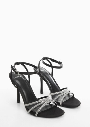 MANGO Strap Sandals 'Cora' in Black