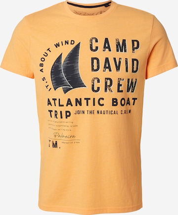 CAMP DAVID Paita värissä oranssi: etupuoli