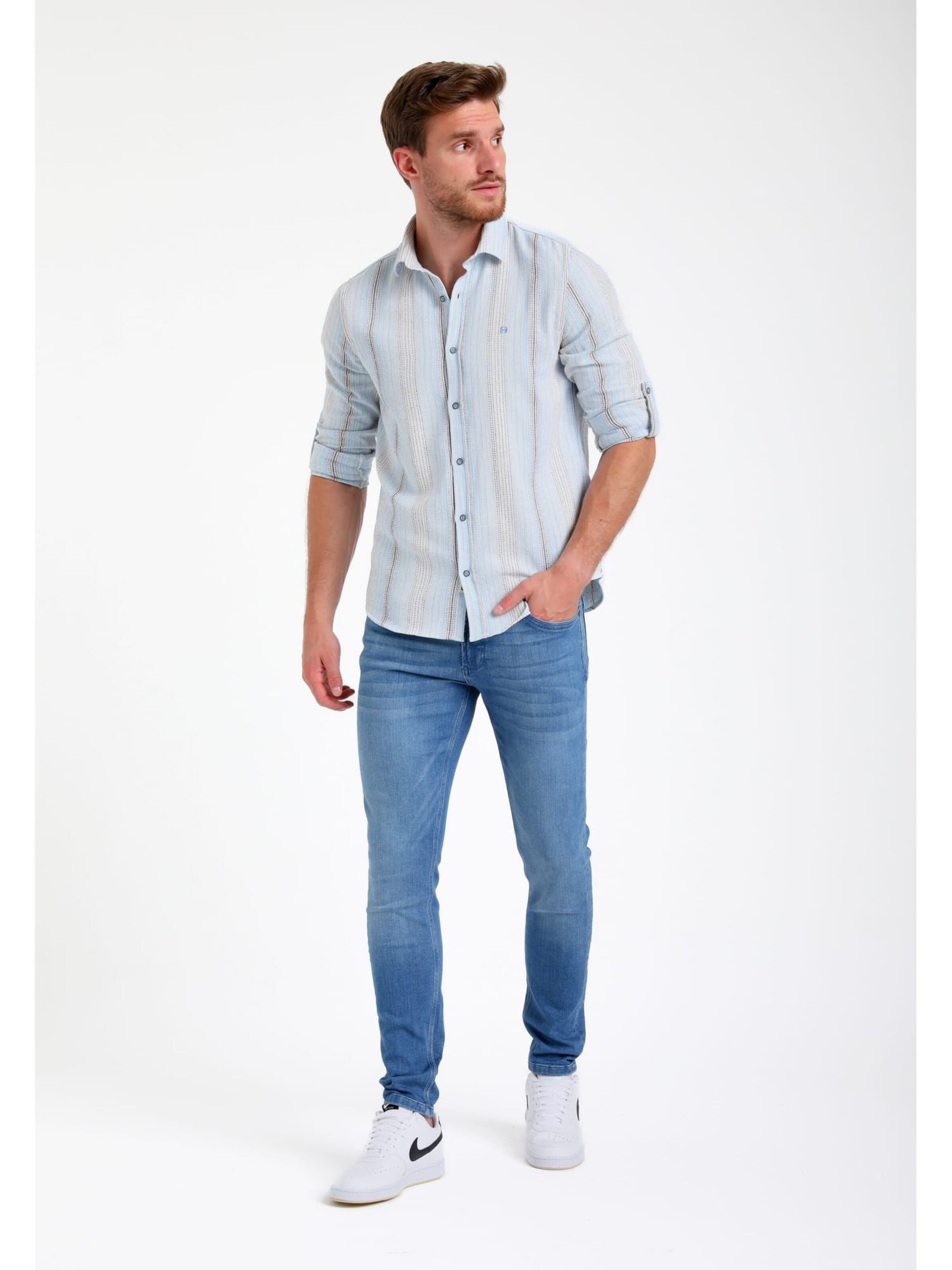 Gabbiano Comfort fit Overhemd in Blauw
