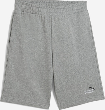 PUMA Regular Workout Pants 'ESS No. 1' in Grey: front
